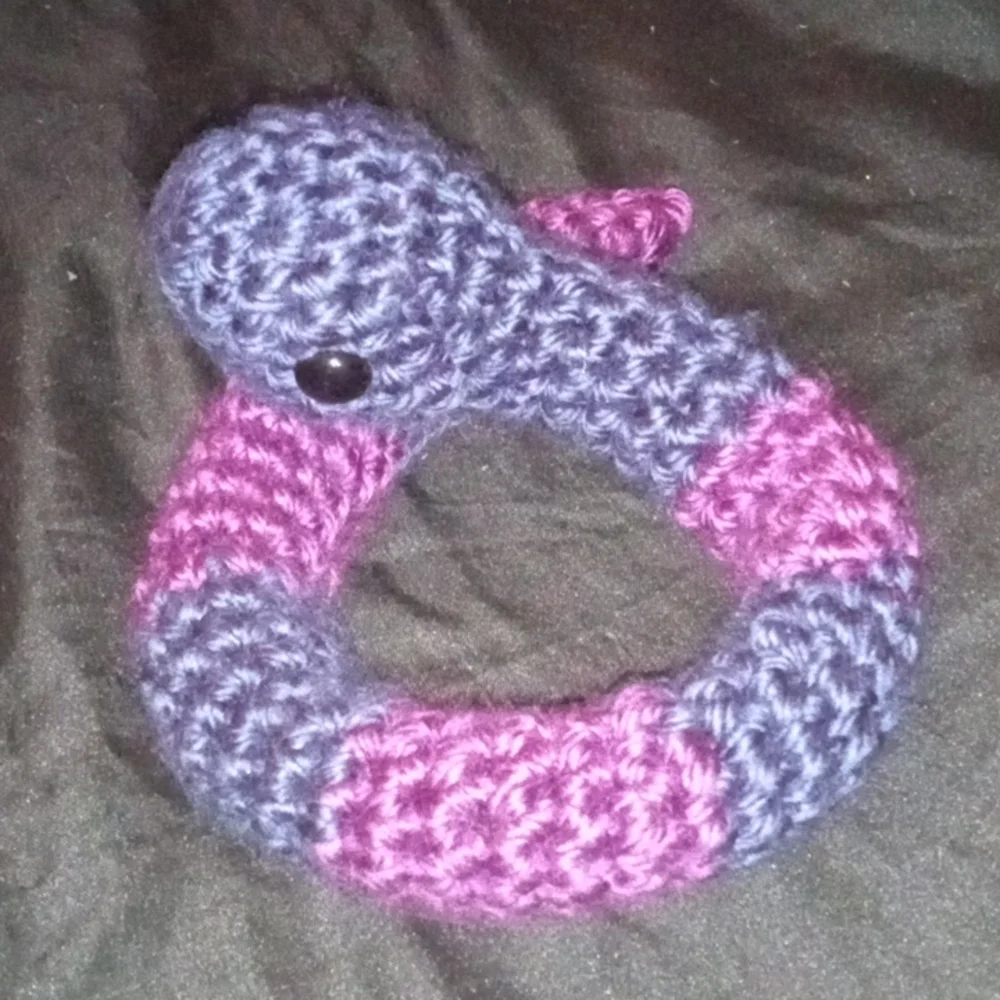 Crocheted snake - Picture 2 of 3